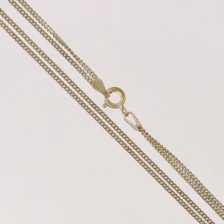 Kedja tvåradig Pansar, längd 40cm, bredd 2,2mm, silver 925/1000.  Vikt: 4,3 g