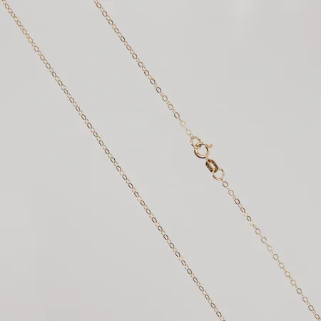 Kedja, 37,5cm, bredd 1,5mm, 18K,  Vikt: 1 g