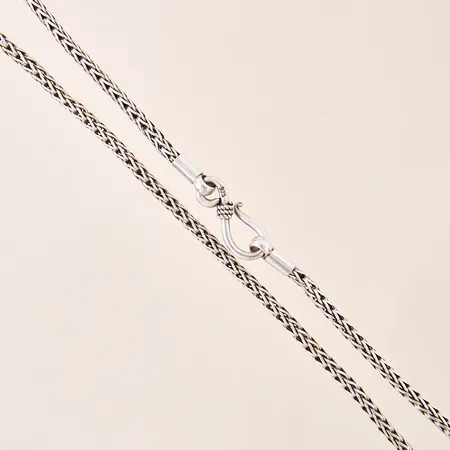 Kedja, längd 50,5cm, bredd 3mm, silver 925/1000 Vikt: 16,9 g