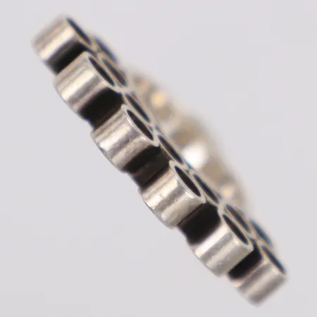 Ring, stl 15, bredd 30mm, höjd 9,8mm, Cecilia-Ki, Göteborg, år 1964, 925/1000 silver Vikt: 6,4 g