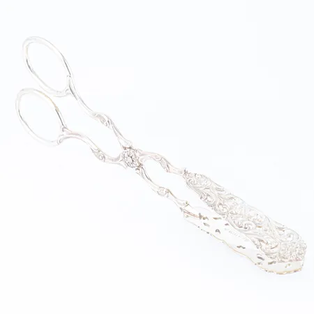 Valdres i silver (830/1000): kaktång. Den är 15,5 cm lång och väger 36,6g. 