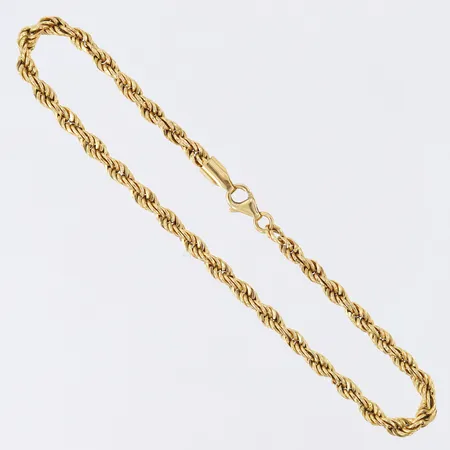 Armband Cordell, längd 19,5cm, bredd 3mm, något bucklig, 18K.  Vikt: 2,7 g