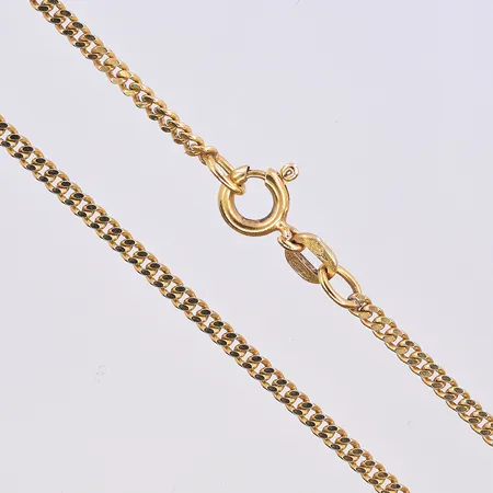 Kedja Pansar, längd 81 cm, bredd 2 mm, 18K. Vikt: 10,7 g
