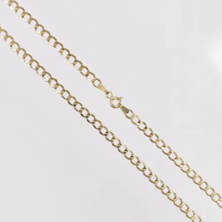 Kedja, gles Pansar, 45cm, bredd 4mm, 14K Vikt: 3,3 g