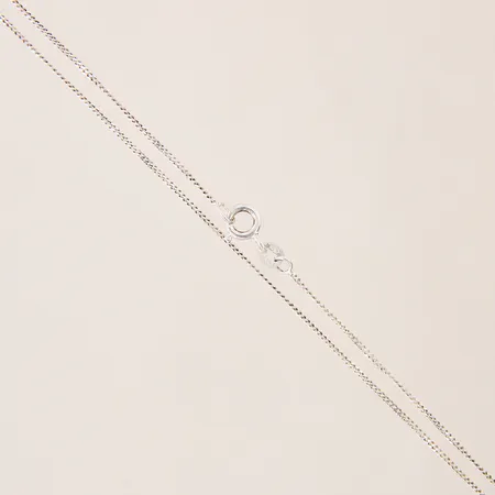 Kedja Pansar, längd 38,5cm, bredd 1mm, silver 925/1000 Vikt: 1,7 g
