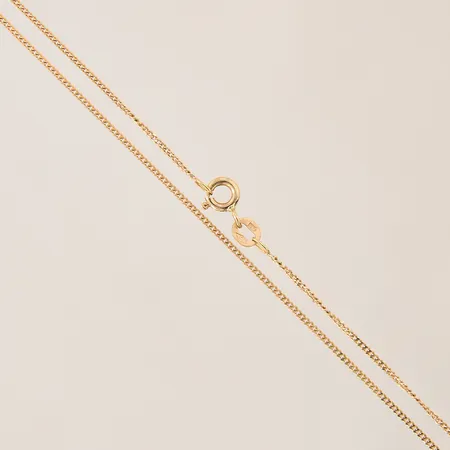 Kedja Pansar, längd 36cm, bredd 1mm, 18K Vikt: 1,8 g