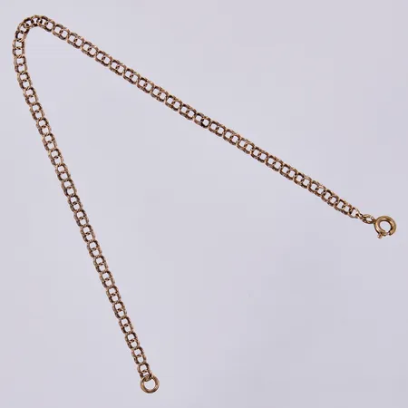 Armband bismarck, längd: ca 18,5cm, bredd: ca 3mm, GFAB, 18K Vikt: 2,2 g