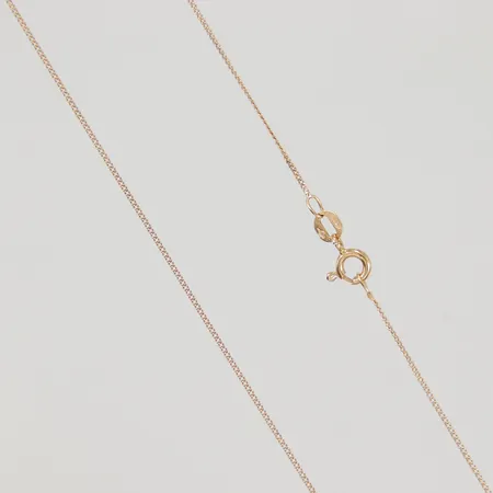 Kedja, tunn pansar, 42cm, bredd 0,8mm, Balestra, 18K Vikt: 1,2 g