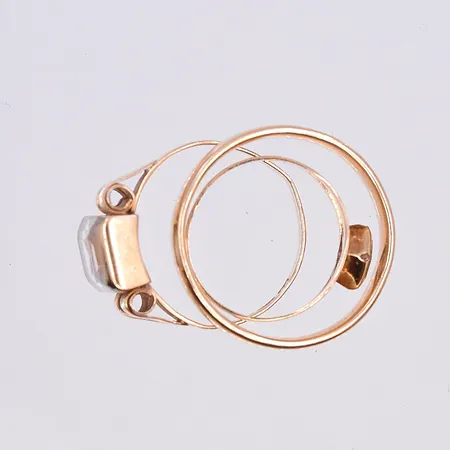 Diverse guld, 18K. Vikt: 9,5 g