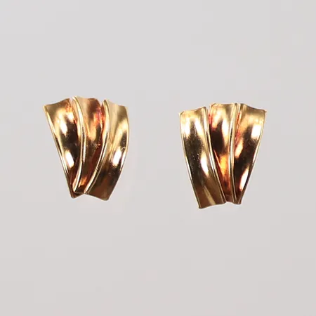 Ett par örhängen 8x10mm, 18K 1g Vikt: 1 g