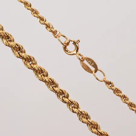 Halskedja Cordell, längd 46cm, bredd 2-4mm, 14K Vikt: 3,9 g