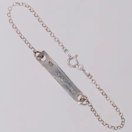 Armband, längd 16cm, bredd 5,3mm, e. israelsson, 925/1000 silver Vikt: 2,5 g