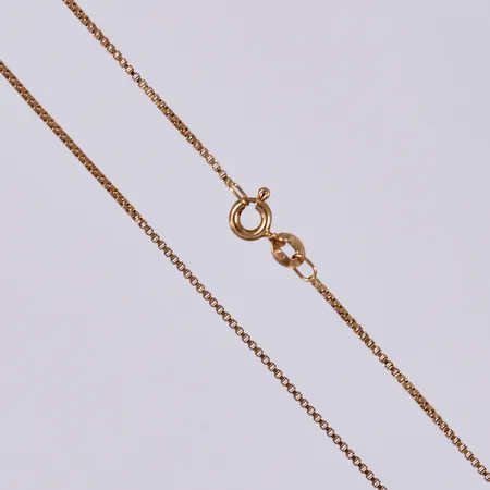 Kedja Venezia längd ca 42,5cm, bredd ca 1mm, 18K Vikt: 3,6 g