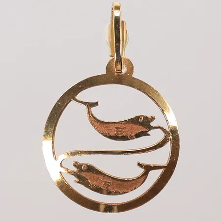 Hänge, 25 x 36mm, 18K, 2,4g Vikt: 2,4 g
