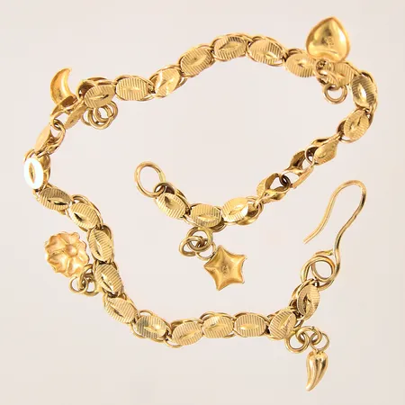 Armband, defekt, 18K Vikt: 8 g