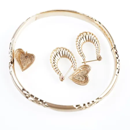 Diverse guld, 14k Vikt: 10 g