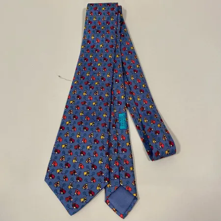 Slips, Hermès, ref-nr: 7357PA, siden, längd: 155cm, fläckar, tråddragning.