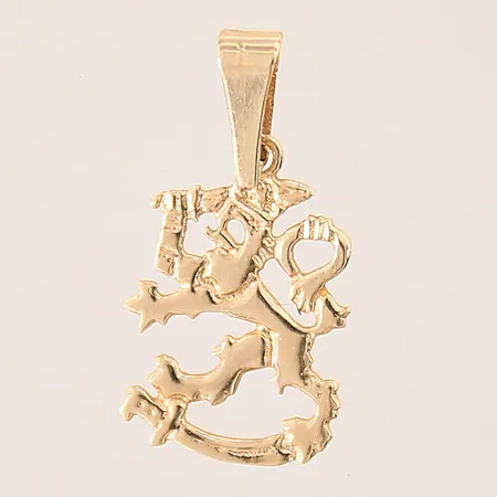 Hänge, Finska lejonet, 20x10mm, 14K Vikt: 0,5 g