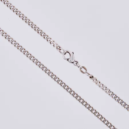 Halskedja Pansar, längd ca 58cm, bredd ca 2mm, Balestra, silver 925/1000  Vikt: 13,3 g