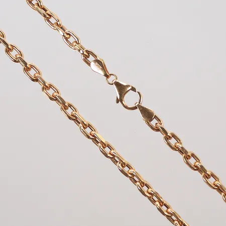 Halskedja, ankarlänk, längd 50,5cm, bredd 4mm, 18K, 10,5g Vikt: 10,5 g
