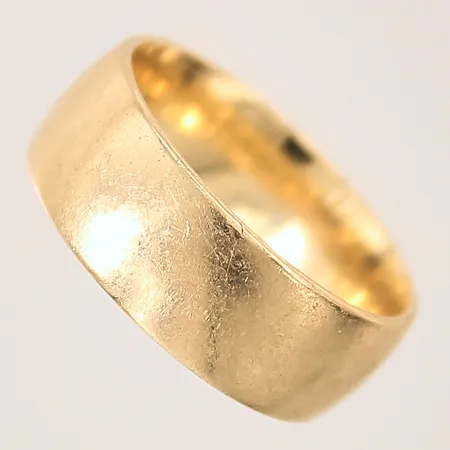 Ring, slät, stl 16½, bredd 6,9mm, Schalins, 18K Vikt: 6,9 g