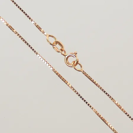 Halskedja Venezia, längd 36cm, bredd 1mm, 18K Vikt: 2,1 g