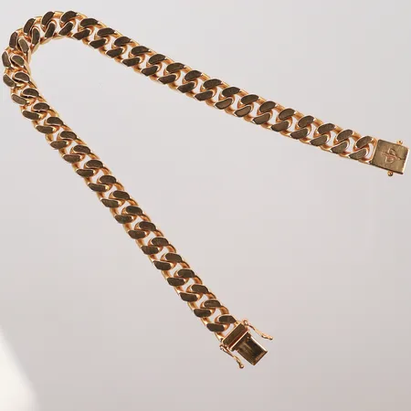 Amrband, pansar, längd 22cm, bredd 8mm, 18K, 43,1g Vikt: 43,2 g