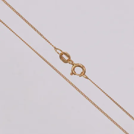 Kedja, Pansar, 41cm, bredd 0,8mm, sliten, 18K Vikt: 1,3 g