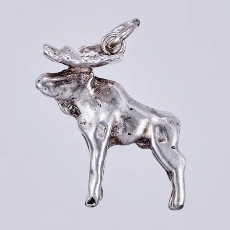 Hänge Älg, längd ca 2cm, bredd ca 16mm, otydliga stämplar, silver 925/1000 Vikt: 2,9 g