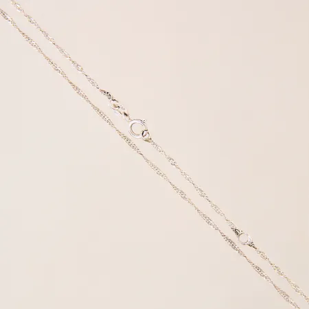 Kedja Singapore, längd 38-42cm, bredd 2mm, silver 925/1000 Vikt: 1,7 g