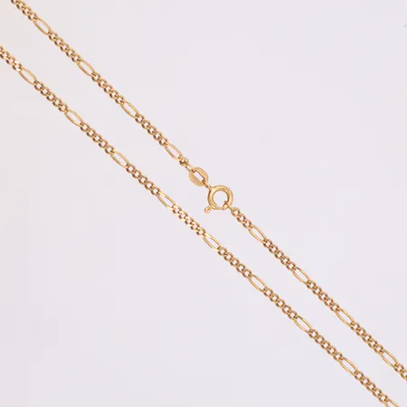 Kedja, Figaro, längd 53cm, bredd 2,0mm, 18K Vikt: 7 g