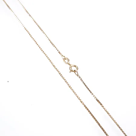 Halskedja, venezia, 52,5cm, bredd 1,5mm, 18k Vikt: 5,1 g