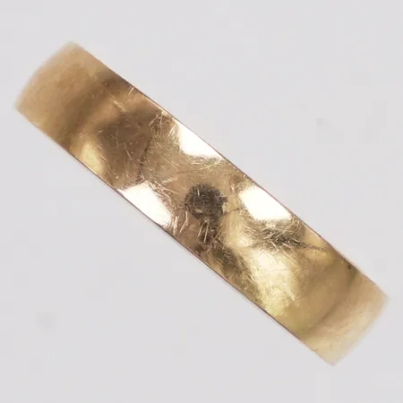 Ring, slät, stl 21¼, bredd 4,8mm, 18K Vikt: 2,1 g
