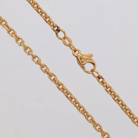 Kedja, ankarlänk, 55,5cm, bredd: 2,7mm, Balestra, 18K Vikt: 18,9 g