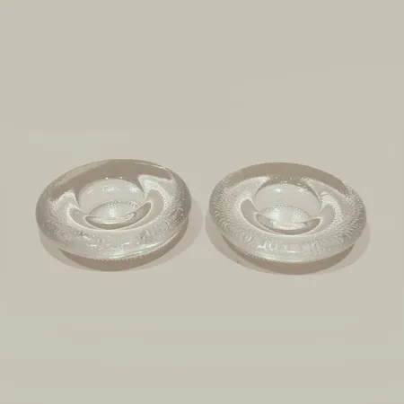 Ljuslyktor, Iittala, serie Nappi, design Markku Salo, Ø 10,5cm, osignerad.