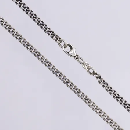 Halskedja pansar, 60,5cm, bredd 3mm, silver 925/1000 Vikt: 19,4 g