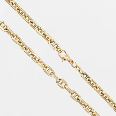 Kedja Marina, Balestra, Italien, längd 57cm, bredd: 6mm, 18K guld. Vikt: 56,8 g