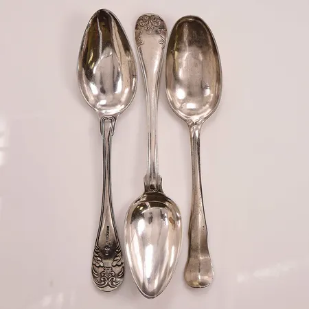 3 Skedar, 21cm, 830/1000 Silver 170,6g.