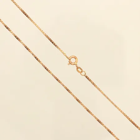 Kedja Venezia, längd 51cm, bredd ca 1,2mm, 18K Vikt: 5,6 g