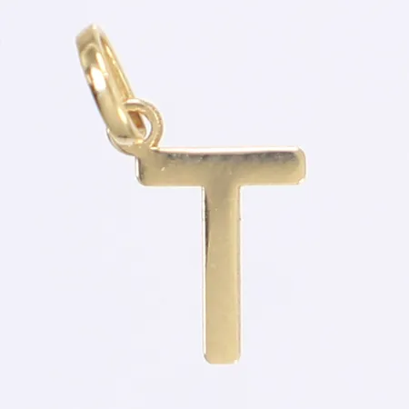 Hänge, T, 14x7mm, 18K Vikt: 0,1 g