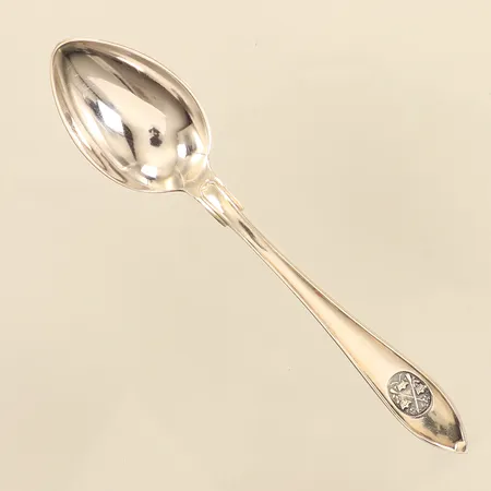 Mockasked, modell Skytte, längd 11cm, gravyr, silver  Vikt: 11,9 g