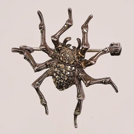 Brosch "Spindel", 30mm, 830/1000 Silver 3,8g.