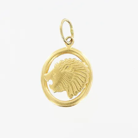 Hänge, 22x12,5mm, 18K. Vikt: 1,2 g