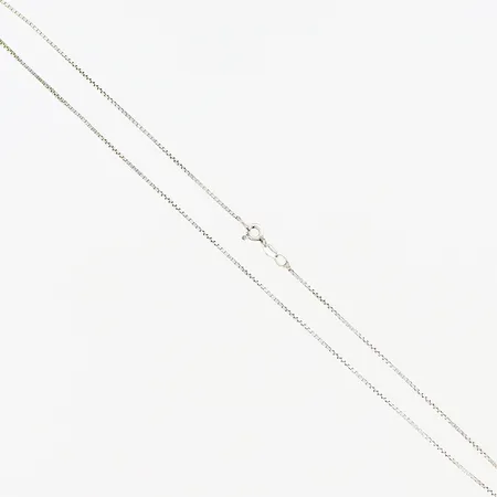 Kedja Venezia, 42,5cm, bredd 1mm, CCC, silver 925/1000. Vikt: 2,8 g