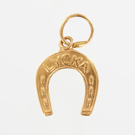 Berlock hästsko, 19x10mm, 18K Vikt: 0,3 g