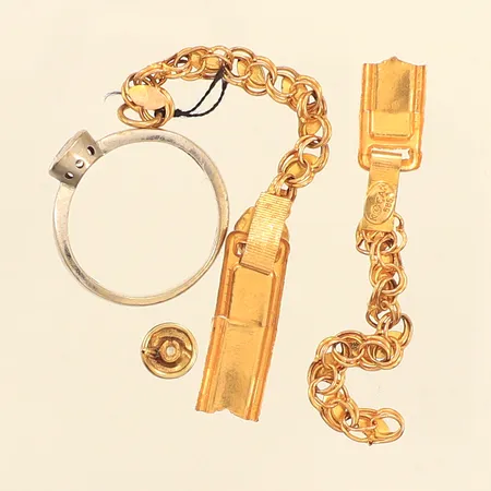 Diverse guld, stenar, skadat, defekt, 14K  Vikt: 4,4 g