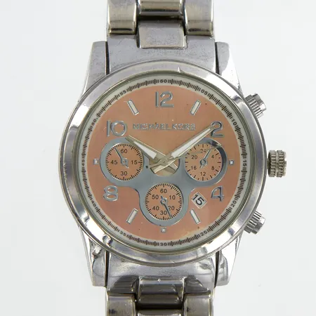 Damur, Michael Kors, MK-1038-1, quartz, Ø38mm, rosa urtavla, behov av batteribyte, inga tillbehör 