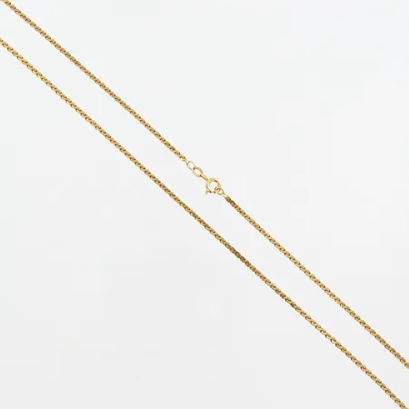Kedja, 50cm, bredd: 1,8mm, 14K
