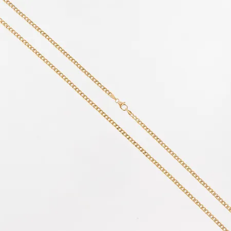 Kedja pansar, 50cm, bredd 3mm, 18K Vikt: 5,1 g