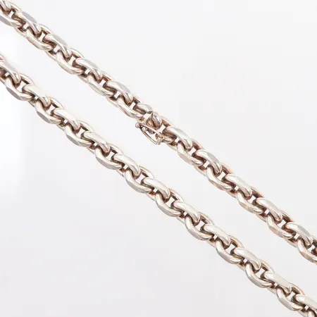 Kedja Ankar, ca 58cm, bredd: 10mm, silver 830/1000 Vikt: 202,7 g